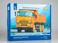 Комплект для самостоятельной сборки 1:43 Полноприводный самосвал 6х6 КамАЗ-6522 ранний (AVD Models)